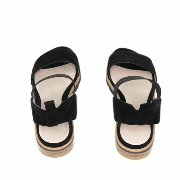 Stuart Weitzman Womens Topical Flat Sandals Black - Picture 3 of 10